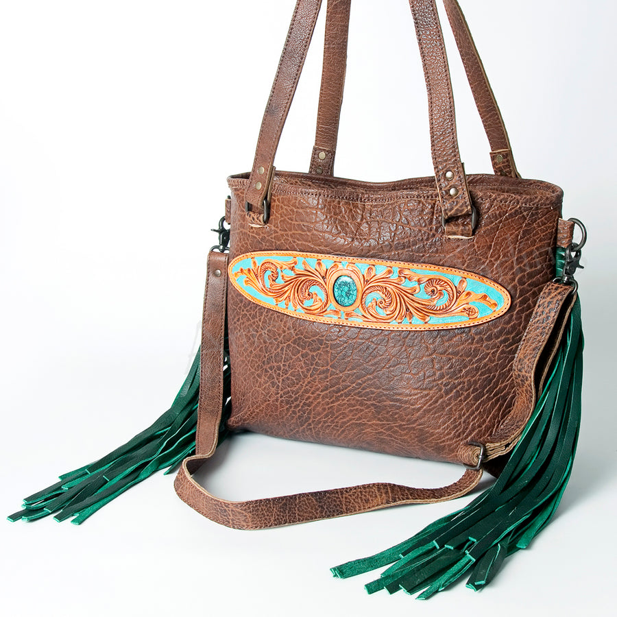 American Darling Tote Hand Tooled Genuine Leather Western Women Bag | Handbag Purse for Cute - Uhorse