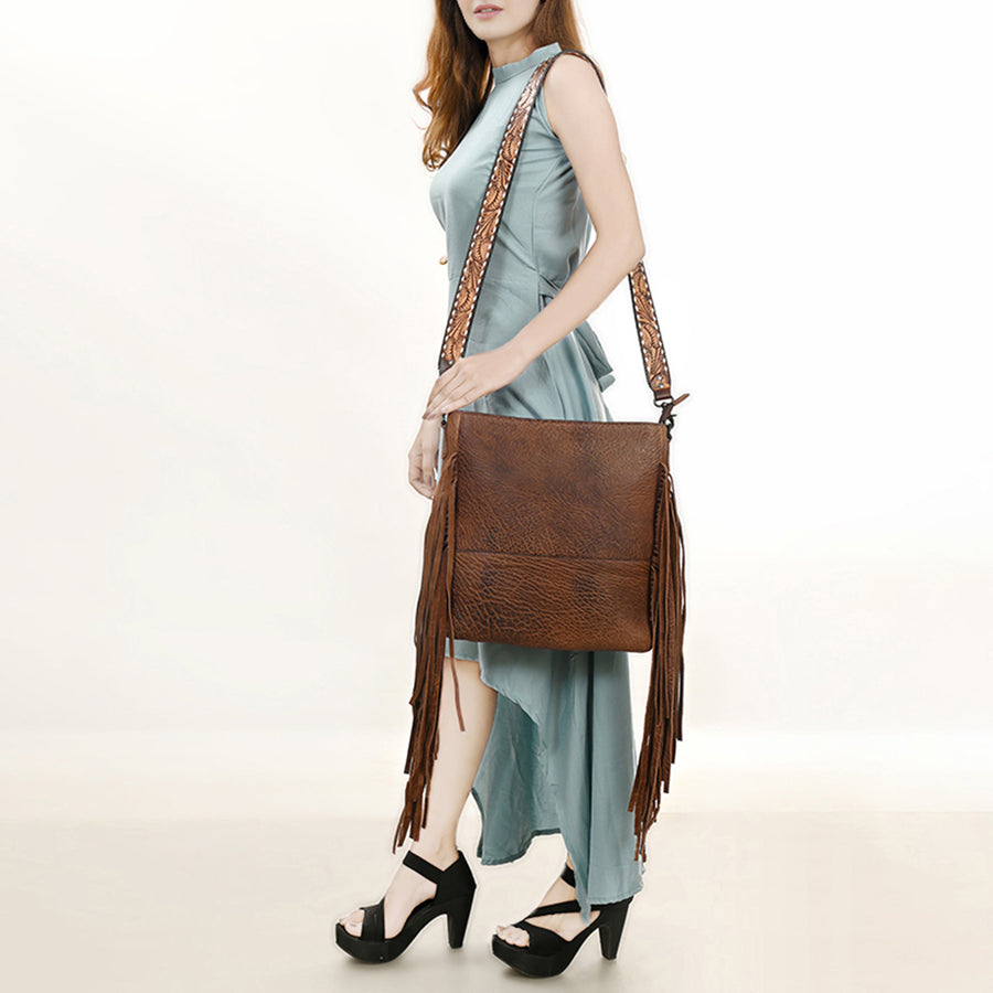 American Darling Cross Body Full Grain Genuine Leather Western Women Bag Handbag Purse | Crossbody for Cute