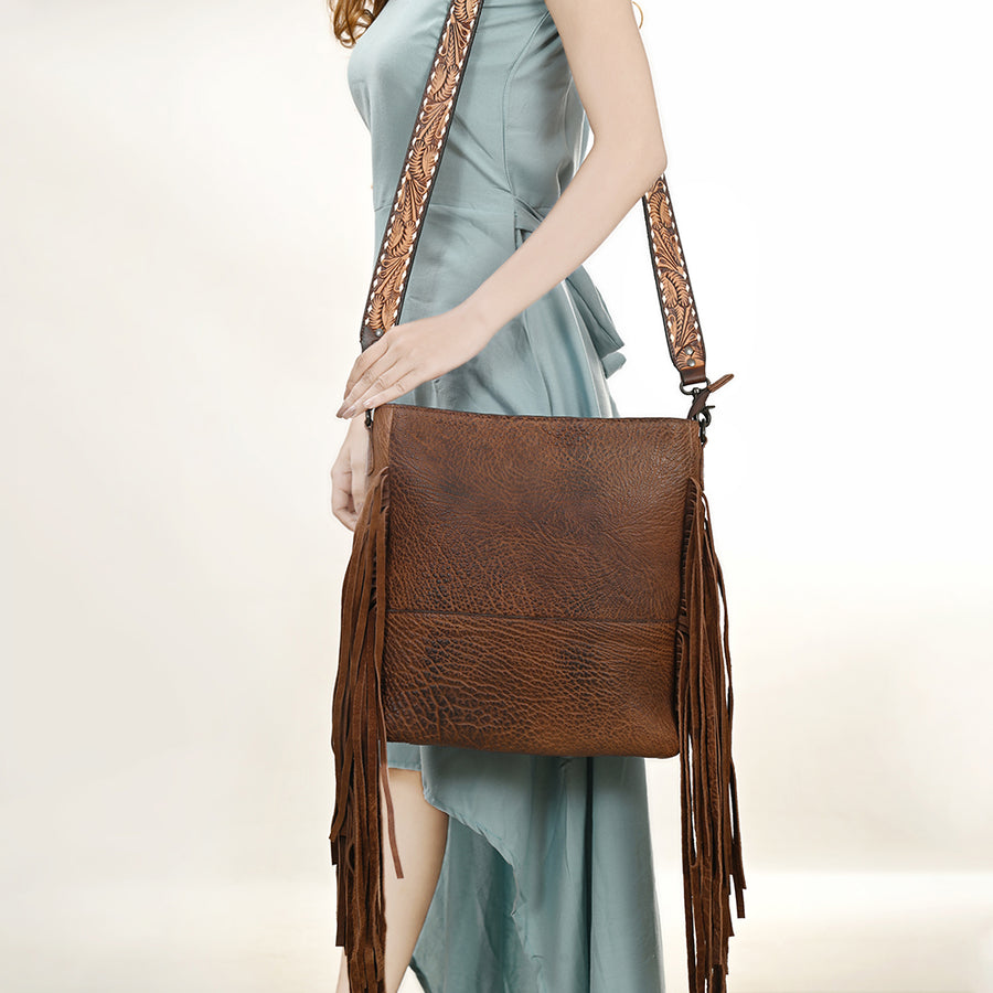 American Darling Cross Body Full Grain Genuine Leather Western Women Bag Handbag Purse | Crossbody for Cute