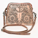 American Darling Hand Tooled Genuine Leather Women Bag Western Handbag Purse