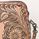 American Darling Hand Tooled Genuine Leather Women Bag Western Handbag Purse