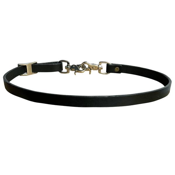 Hilason Horse Adjusts 3/4" - 26" Size Leather Breast Collar Wither Strap - Uhorse