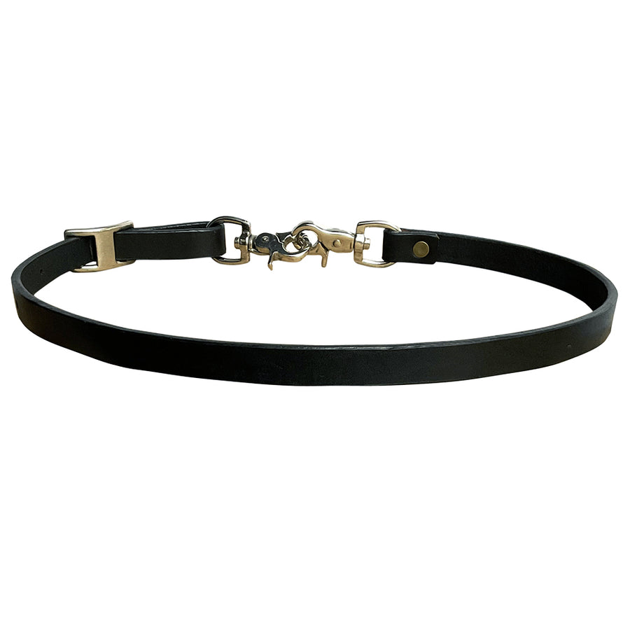 Hilason Horse Adjusts 3/4" - 26" Size Leather Breast Collar Wither Strap - Uhorse