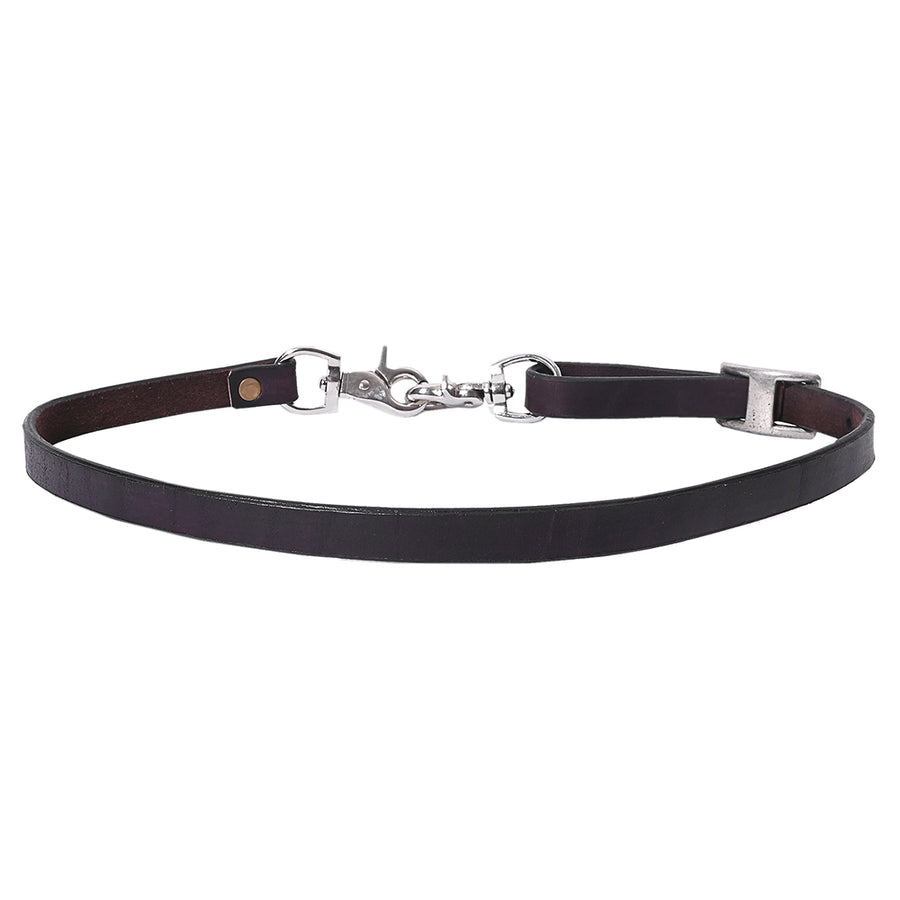 Hilason Horse Adjusts 3/4" - 26" Size Leather Breast Collar Wither Strap - Hilason