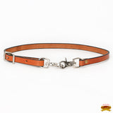 Hilason Horse Adjusts 3/4" - 26" Size Leather Breast Collar Wither Strap