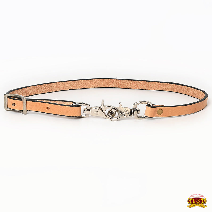 Hilason Horse Adjusts 3/4" - 26" Size Leather Breast Collar Wither Strap