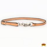 Hilason Horse Adjusts 3/4" - 26" Size Leather Breast Collar Wither Strap