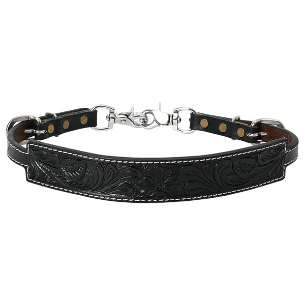Hilason Horse Adjusts 24" - 27" Size Leather Breast Collar Wither Strap - Hilason