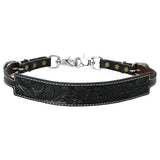 Hilason Horse Adjusts 24" - 27" Size Leather Breast Collar Wither Strap - Hilason