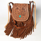 American Darling ADBGZ480 Crossbody Hand Tooled Genuine Leather Women Bag Western Handbag Purse