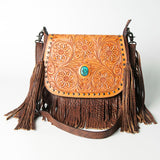 American Darling Crossbody Hand Tooled Genuine Leather Women Bag Western Handbag Purse