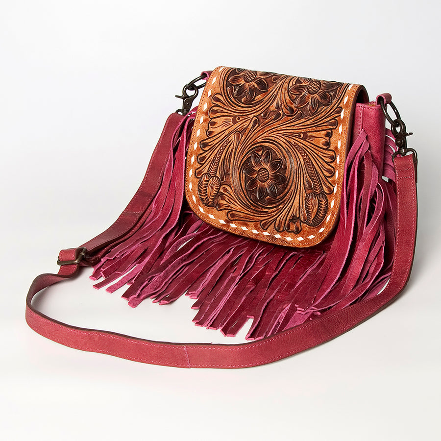 American Darling Crossbody Hand Tooled Genuine Leather Women Bag Western Handbag Purse - Uhorse