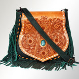 American Darling Messenger Hand Tooled Genuine Leather Women Bag Western Handbag Purse