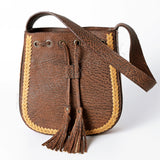 American Darling Bucket Genuine Leather Women Bag Western Handbag Purse