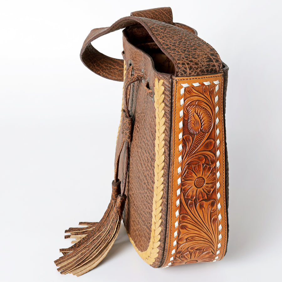 American Darling Bucket Genuine Leather Women Bag Western Handbag Purse