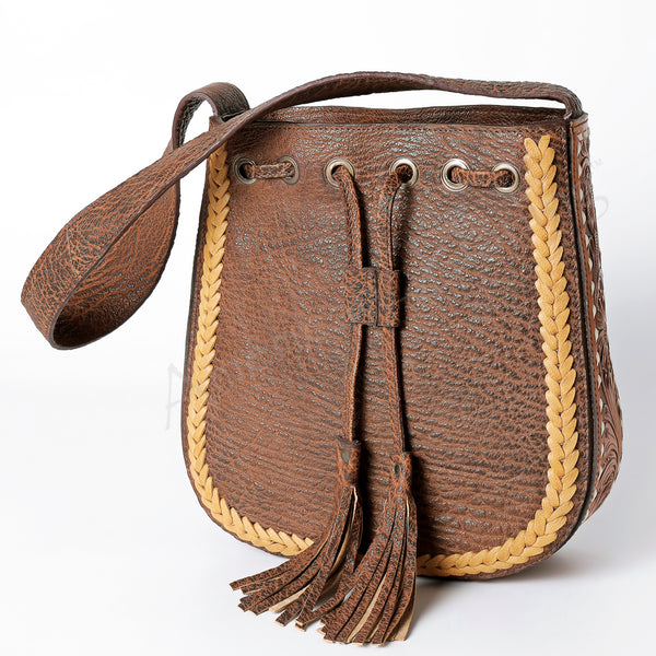 American Darling Bucket Genuine Leather Women Bag Western Handbag Purse - Uhorse