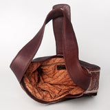 American Darling Hobo Hand Tooled Hair On Genuine Leather Western Women Bag | Handbag Purse Bags for Cute