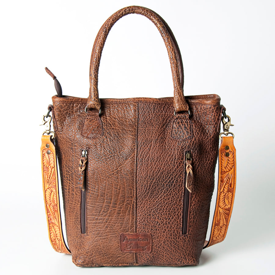 American Darling Tote Hand Tooled Genuine Leather Western Women Bag Handbag Purse | Travel Bags College Casual