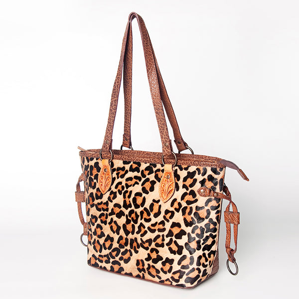 American Darling Tote Hand Tooled Hair on Genuine Leather Western Women Bag Handbag Purse | Travel Bags College - Uhorse