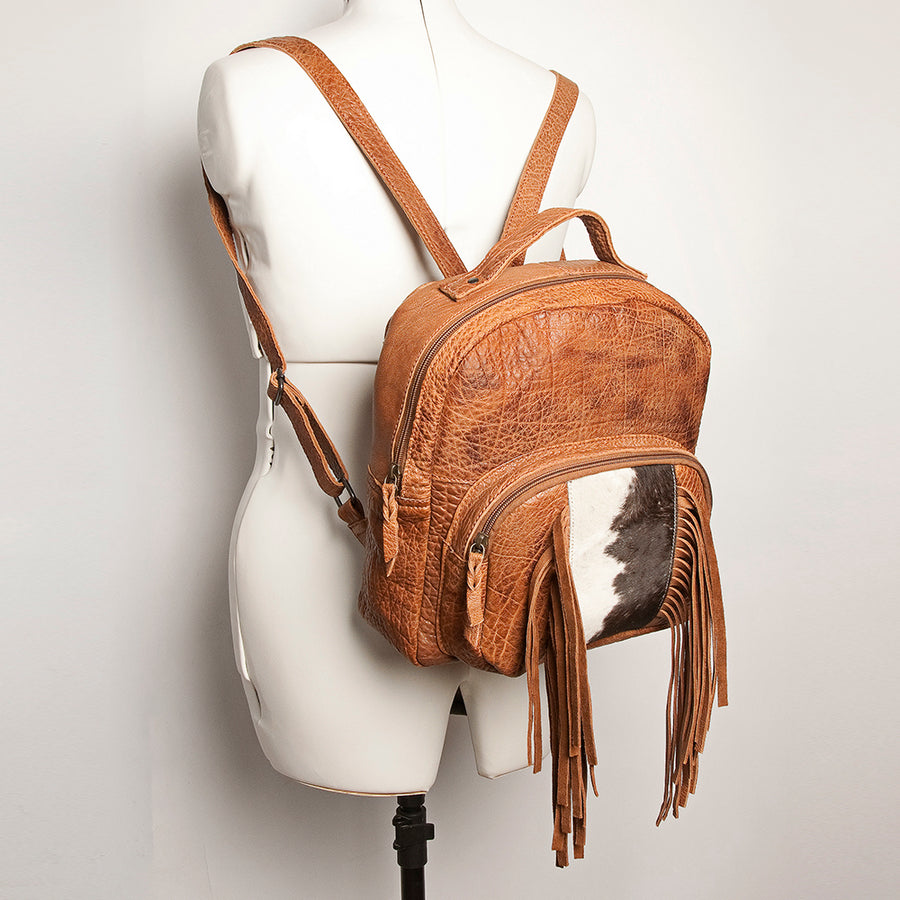 American Darling Backpack Hair On Genuine Leather Western Women Bag Handbag Purse | for Laptop School