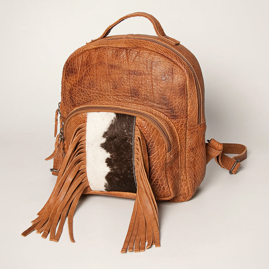 American Darling Backpack Hair On Genuine Leather Western Women Bag Handbag Purse | for Laptop School - Uhorse