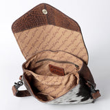 American Darling Cross Body Hand Tooled Hair-OnGenuine Leather women bag western handbag purse