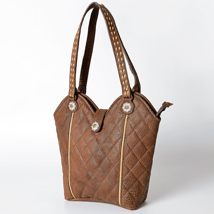 American Darling Tote Genuine Leather Women Bag Western Handbag Purse - Uhorse
