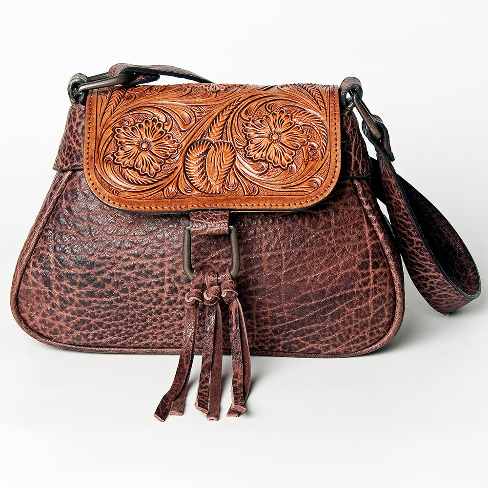 American Darling ADBG1236G Wallet Hand Tooled Genuine Leather Women Bag Western Handbag Purse