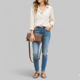 American Darling Wristlet Genuine Leather women bag western handbag purse