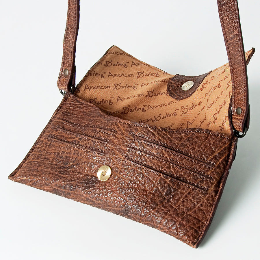 American Darling Wristlet Genuine Leather women bag western handbag purse