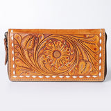 American Darling Wallet Hand Tooled Genuine Leather women bag western handbag purse