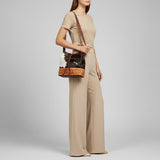 American Darling Bucket Hand Tooled Hair On Genuine Leather women bag western handbag purse