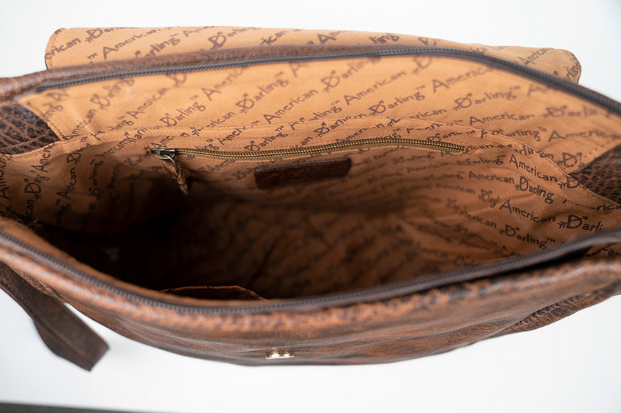 American Darling Cross Body I Hand Tooled Genuine Leather Women Bag Western Handbag Purse