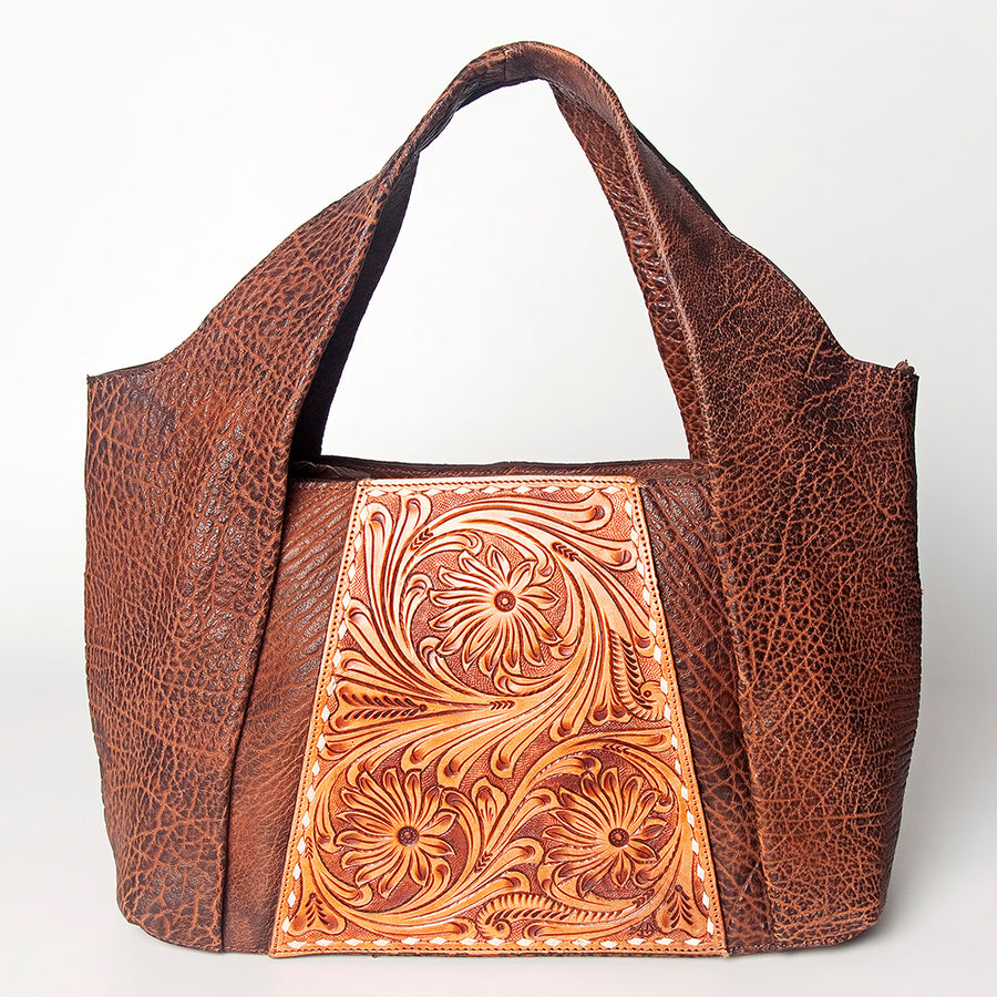 American Darling Tote Hand Tooled Genuine Leather women bag western handbag purse - Uhorse