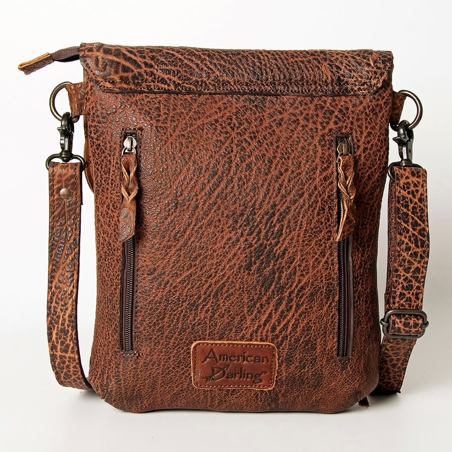 American Darling Cross Body Hand Tooled Genuine Leather women bag western handbag purse