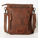 American Darling ADBGZ462A Cross Body Hand Tooled Genuine Leather women bag western handbag purse