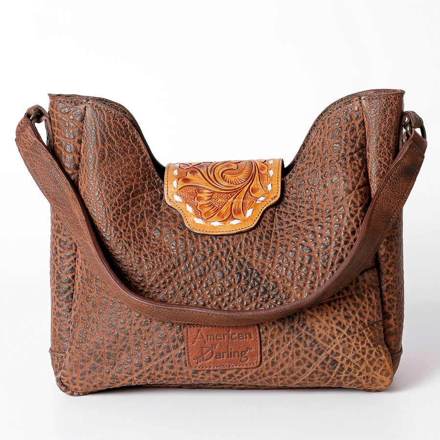 American Darling Tote Hand Tooled Genuine Leather women bag western handbag purse