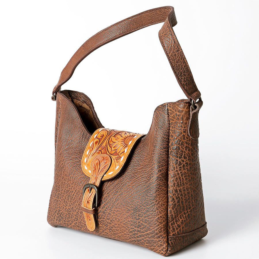American Darling Tote Hand Tooled Genuine Leather women bag western handbag purse - Uhorse