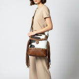 American Darling Messenger Hair On Genuine Leather women bag western handbag purse