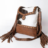 American Darling ADBGZ465A Cross Body Hair On Genuine Leather women bag western handbag purse