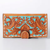 American Darling Wallet Hand Tooled Genuine Leather Western Women Bag | Handbag Purse Wristlet Travel Clutch