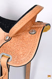 Hilason Western Horse Barrel Trail American Leather Saddle Tan Tack