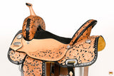 HILASON Western Horse Barrel Racing Saddle Trail American Leather With Tack Set | Western Saddle | Barrel Racing Saddle