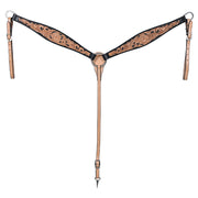 Hilason Western American Leather Horse Tack Set Tan