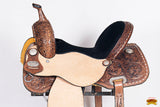 Hilason Western Horse Barrel Racing Trail Pleasure American Leather Saddle Tan Tack