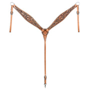 Hilason Western American Leather Horse Tack Set Tan