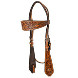 Hilason Western American Leather Horse Tack Set Tan