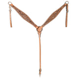 Hilason Western Horse American Leather Breast Collar Tan - Uhorse