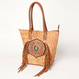 American Darling Tote Hand Tooled Genuine Leather women bag western handbag purse