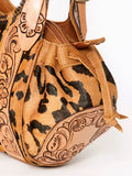 American Darling Hobo Hand Tooled Hair On Genuine Leather women bag western handbag purse